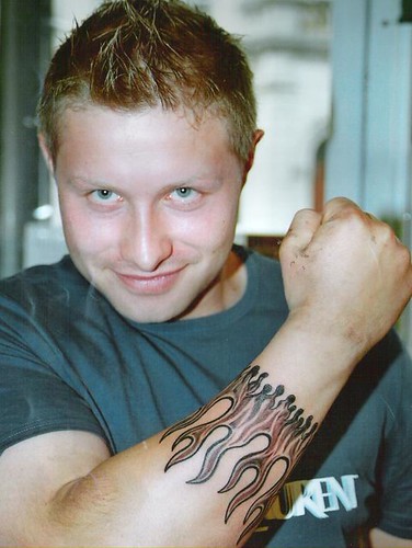 nice styling wrist black & shade tattoo by dublin ireland tattoo artist 