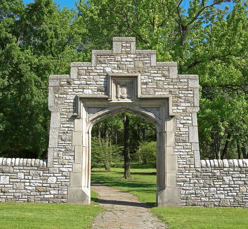 Tower Grove Park, in Saint Louis, Missouri, USA - northwest gate