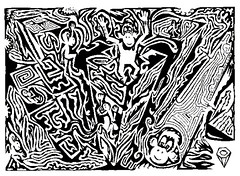 Maze Kong - Ink On Paper Y Frimer 2006 600
