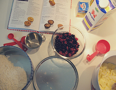 baking muffins