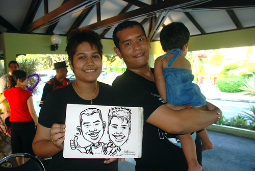 Caricature live sketching for Costa Sands Resort Day 2 - 6