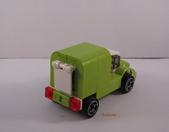 Limeade Delivery Truck Back View 1