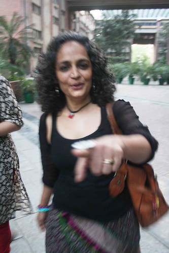 City Sighting – Arundhati Roy, India Habitat Center