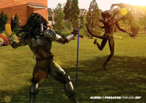 Alien vs Depredador Sky pelota