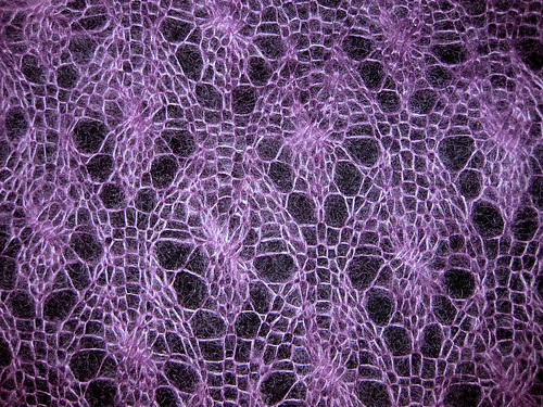 twisted lace blocked