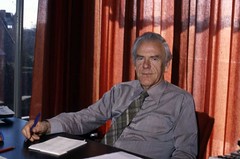 John Stringleman In his office in the new Library.
