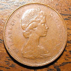 1974 Canadian Penny (Obverse)