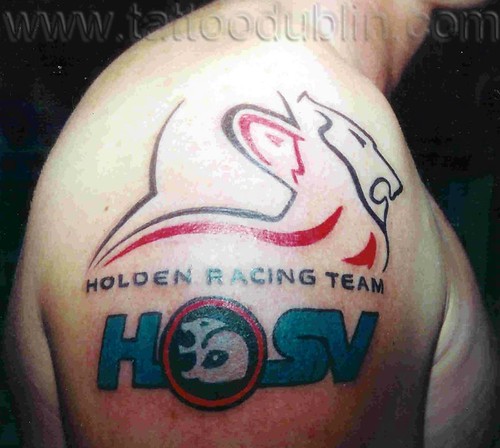 racing tattoos. holden racing aussie tattoo