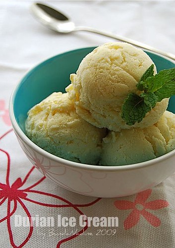 Durian ice cream