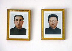 Kim Il Sung and Kim Jong Il - North Korea