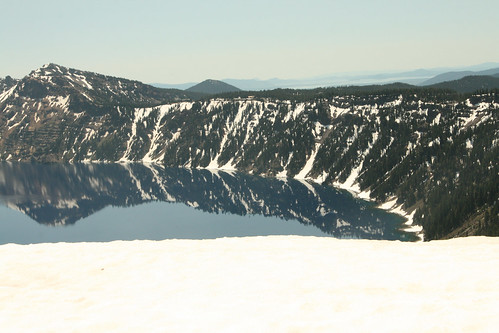 Crater Lake Snowy Bank