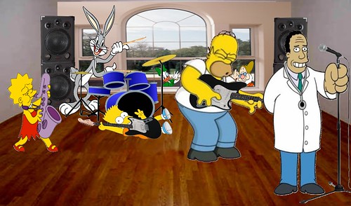 drums wallpaper. This wallpaper of the simpsons