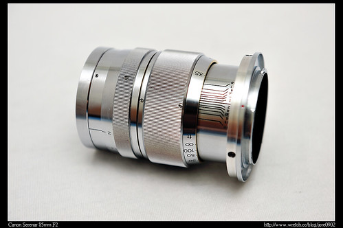 你拍攝的 Canon Serenar 85mm F2。