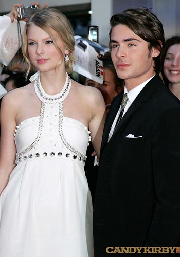  Taylor Swift in a White Dress and Zac Efron at the Sydney Premiere of " 