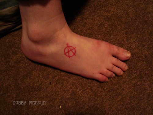 anarchy tattoos. of my Red Anarchy Tattoo