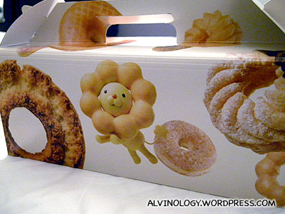 Rachel bought a box of doughnuts from Mr. Doughnut
