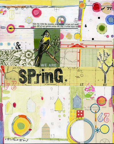 ,we are spring                                                       {(c) sarah ahearn. 2009.}