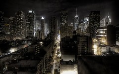 Skyline - New York City, New York at night