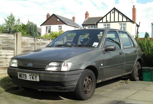 with an old Ford Fiesta