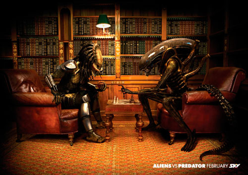 Thumb Excelente publicidad de Alien vs Depredador en Sky