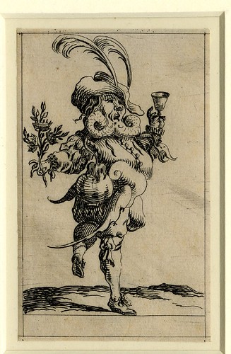 Set of twelve grotesque figures representing the twelve months of the year 1638 Denis Boutemie e