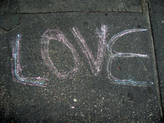 Sidewalk Love (Click to enlarge)