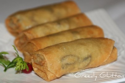 Deep Fried Spring Roll with Seafood & Cheese