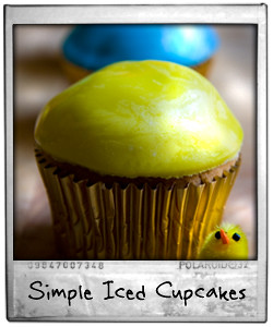 Simple Iced Cupcakes!