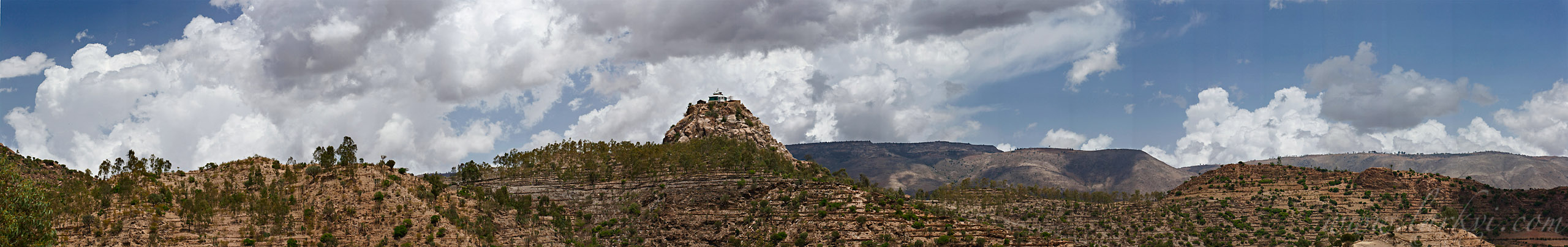 Bet Ammanuel Maako Panoramic (mockup), Negash, Tigray, Ethiopia, April 2009