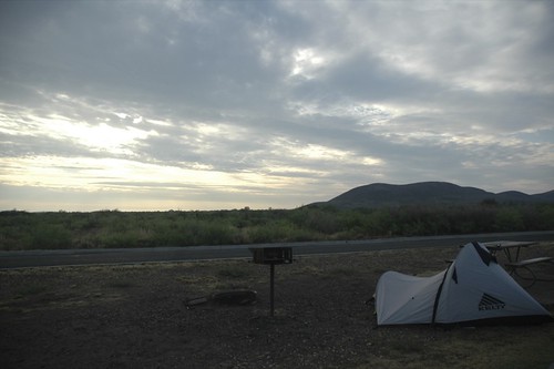 Our campsite...
