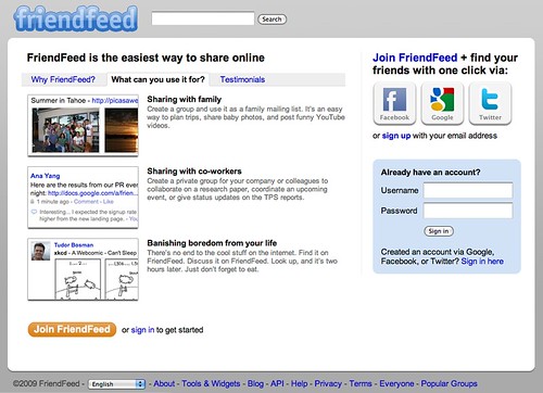 FriendFeed - What can you use it for?