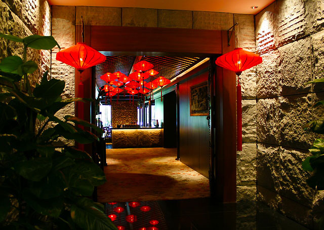 Entrance of Cherry Garden on 5th Floor of Mandarin Oriental, Singapore