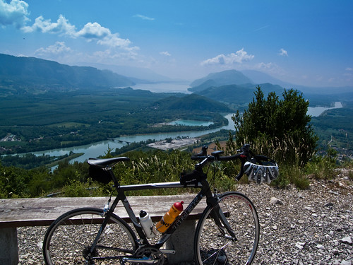 Views from lower slopes of Col du Grand Colombier