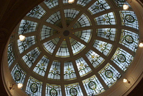 stained glass roof