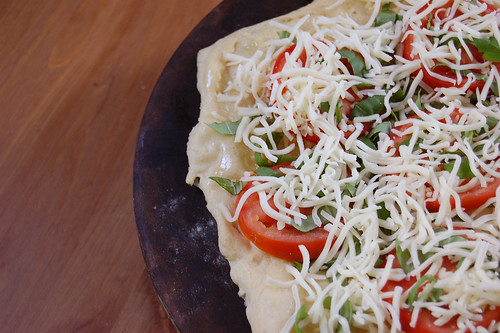 Bruschetta Pizza - Step Two