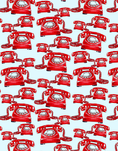 red phone pattern