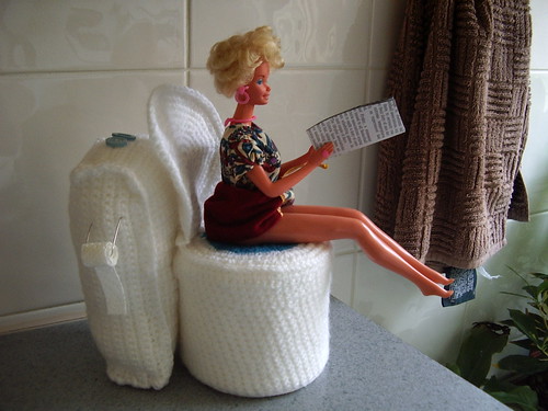 toilet paper barbie