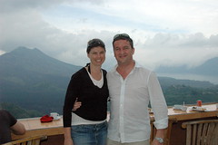 Lorna & Me at Kintamani Volcano