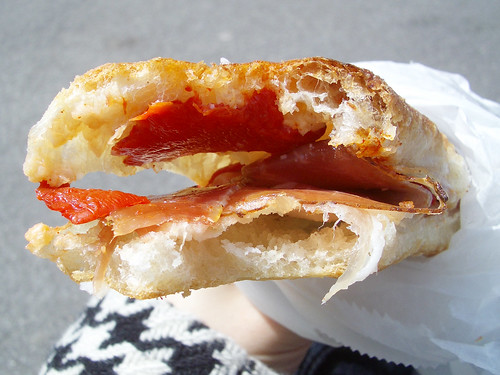 speckoroni sandwich @ sullivan street bakery