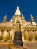 Laos Glimmering Pha That Luang at Vientiane
