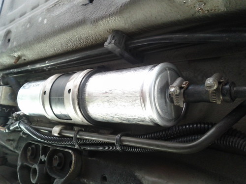 New Fuel Filter in Place
