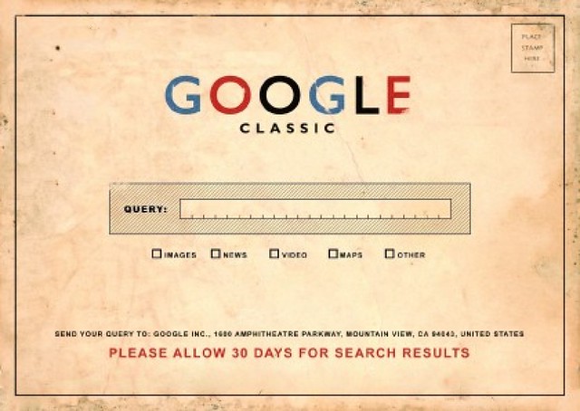 Google Classic: Please Allow 30 Days for your Search Results