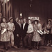 Compere Phillip Edgley with star Frankie Davidson and the cast