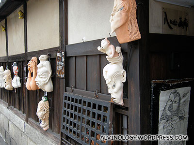 A house that specialises in making ghost masks and figurines