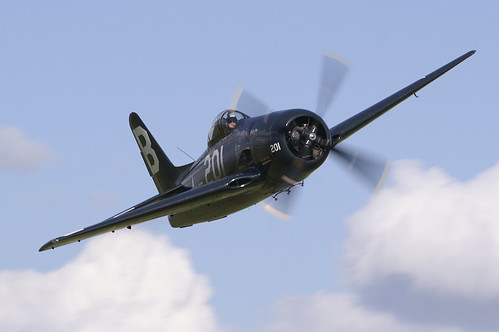 Warbird picture - Duxford Flying Legends - F8F Bearcat