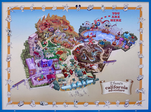 disneyland california map of park. Expansion Map for Disney#39;s