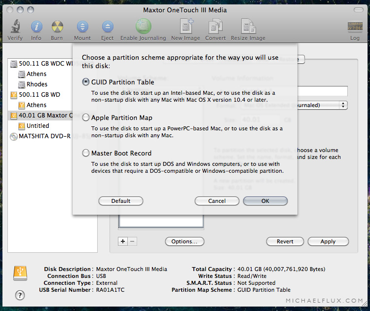 How to install Mac OS X Snow Leopard 10A380 05