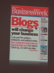 Copertina di Business Week: "Blogs will c... blog advice for your small business