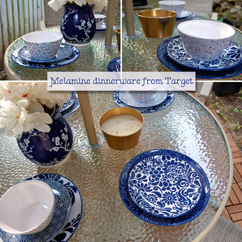 melamine dishes from target