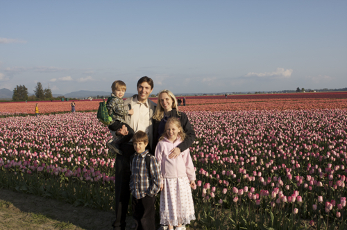 Family & Tulips
